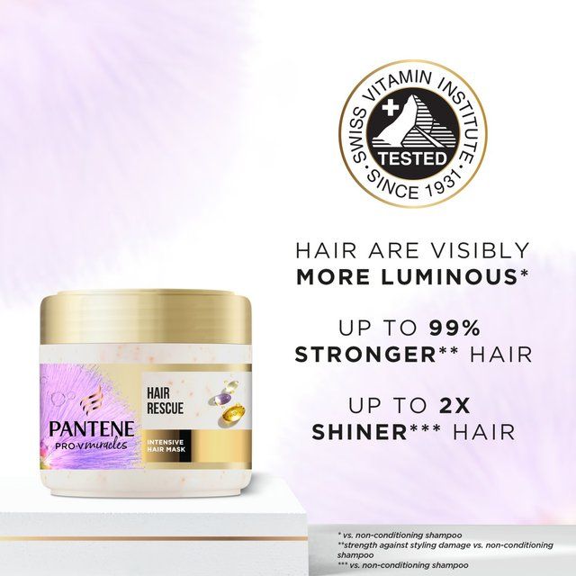 Pantene Miracles Silky'N Glowing Intensive Hair Mask 300Ml   300ml