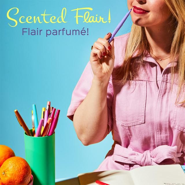 Paper Mate Flair 0.7mm Scented Felt Tip Pens   6 per pack