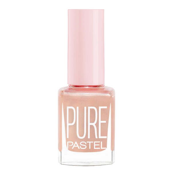 Pastel Cosmetics Pure Nail Polish Shimmering Purple 615 Shimmering Bisque 614