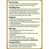 Peckish Natural Balance Energy Suet Fat Balls for Wild Birds   50 per pack