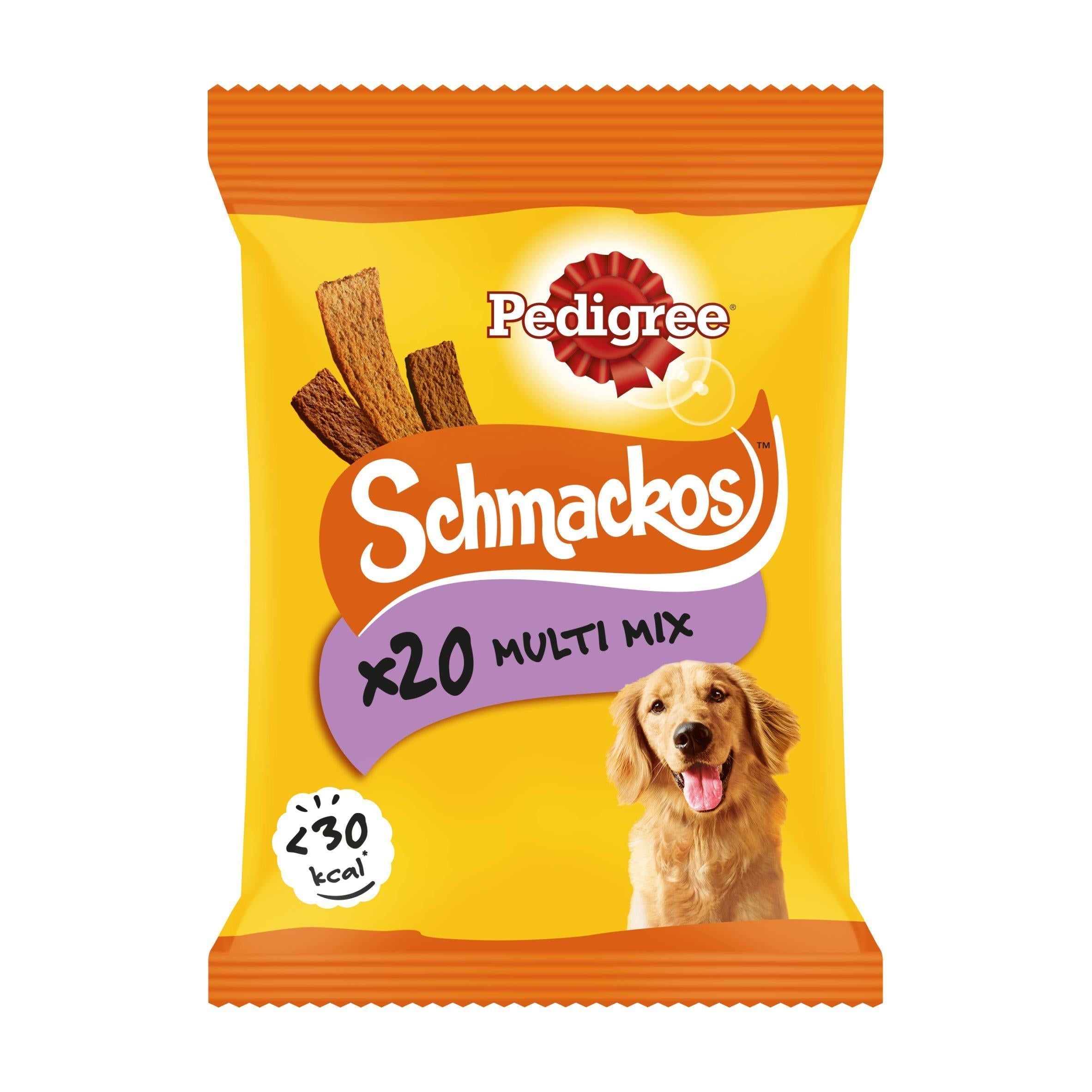 Pedigree Jumbone Mini Adult Small Dog Treats Beef &amp;amp; Poultry Chews x4 160g