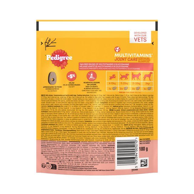 Pedigree Treat Dog Multivitamins Adult Joint   180g