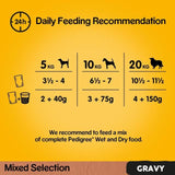 Pedigree Wet Dog Food Pouches with Beef Liver and Vegetables in Gravy   12 x 100g