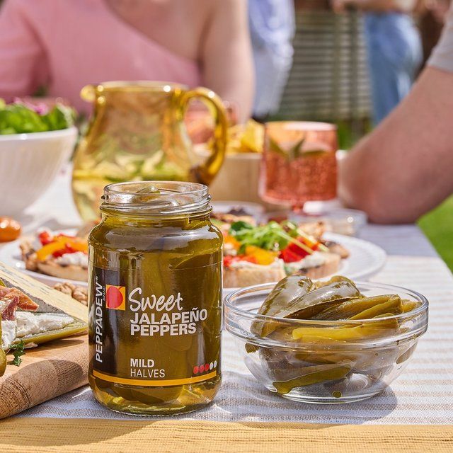 Peppadew Sweet Jalapeno Peppers in brine - Mild Halves   400g