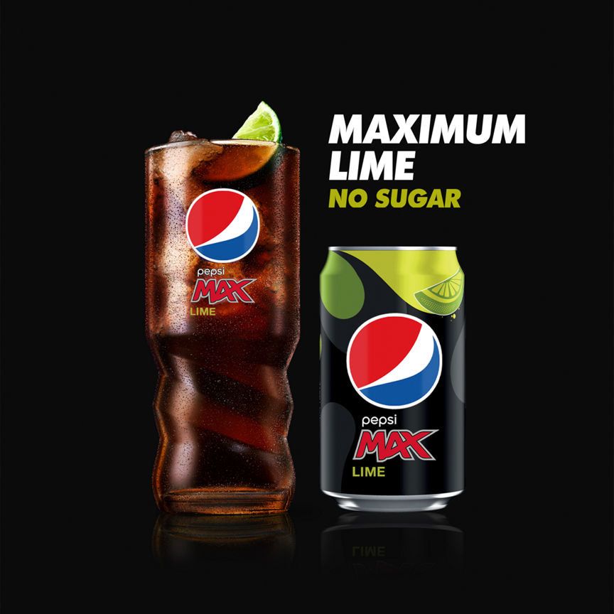Pepsi Max Lime No Sugar Cola Bottle