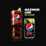 Pepsi Max Lime No Sugar Cola Bottle