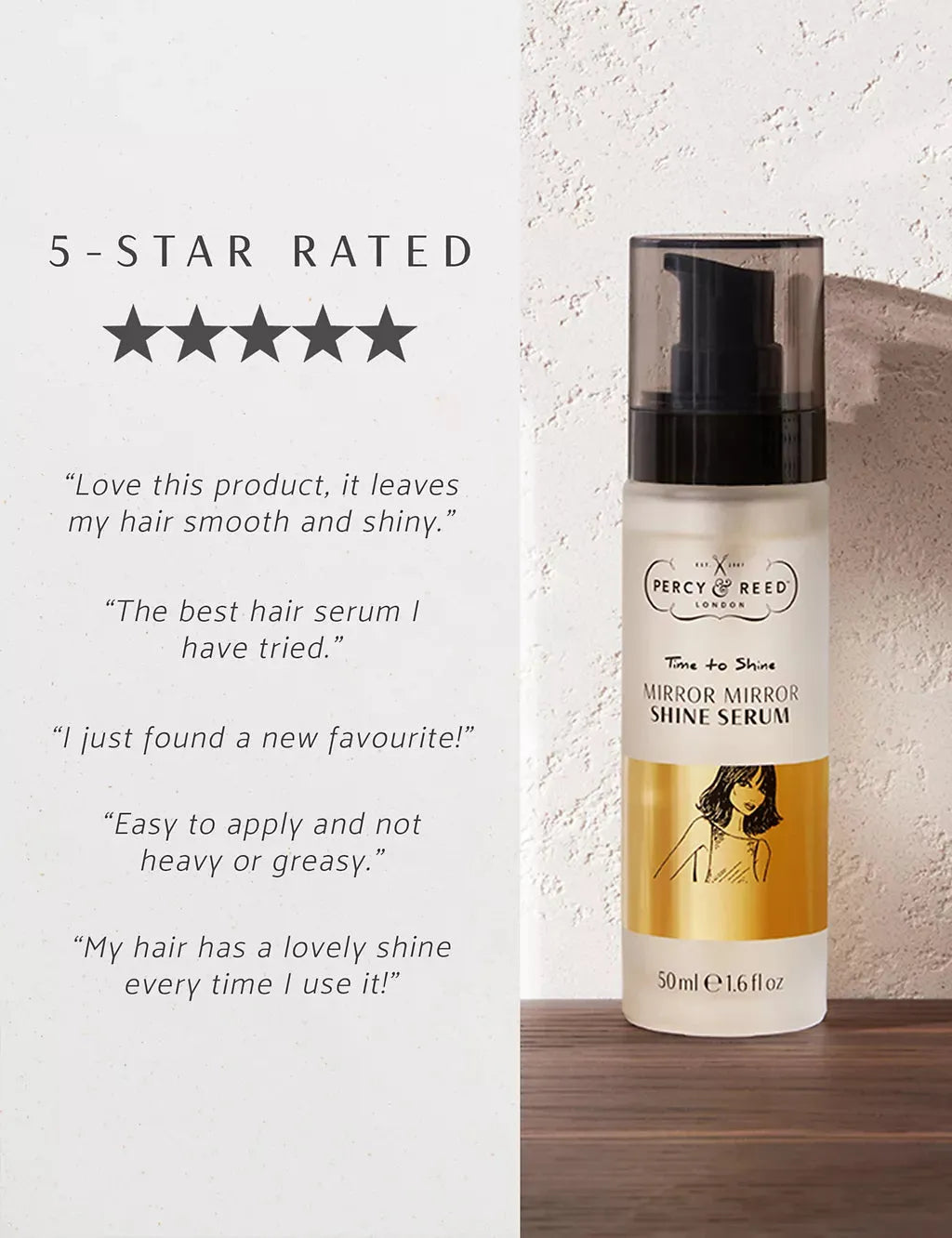 Percy &amp;amp; Reed Time To Shine Mirror Mirror Shine Serum 50ml