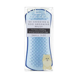 Pet Teezer De-shedding Dog Grooming Brush Small - Blue / Blue