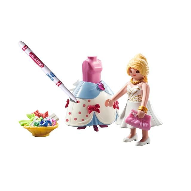 Playmobil 71374 Fashion Show Designer with colourful water-soluble markers
