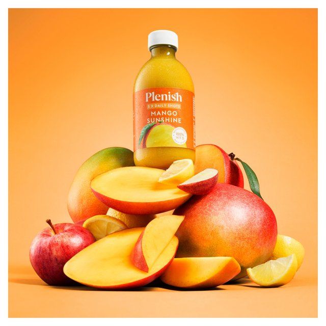 Plenish Mango Sunshine Dosing Bottle 5x Shots   300ml
