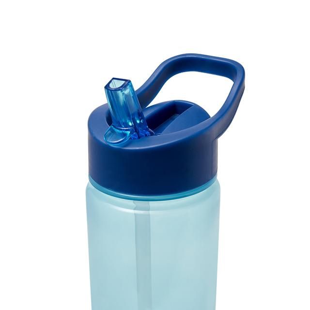Polar Gear Personalised A-Z Sticker Water Bottle with Straw 600ml Navy