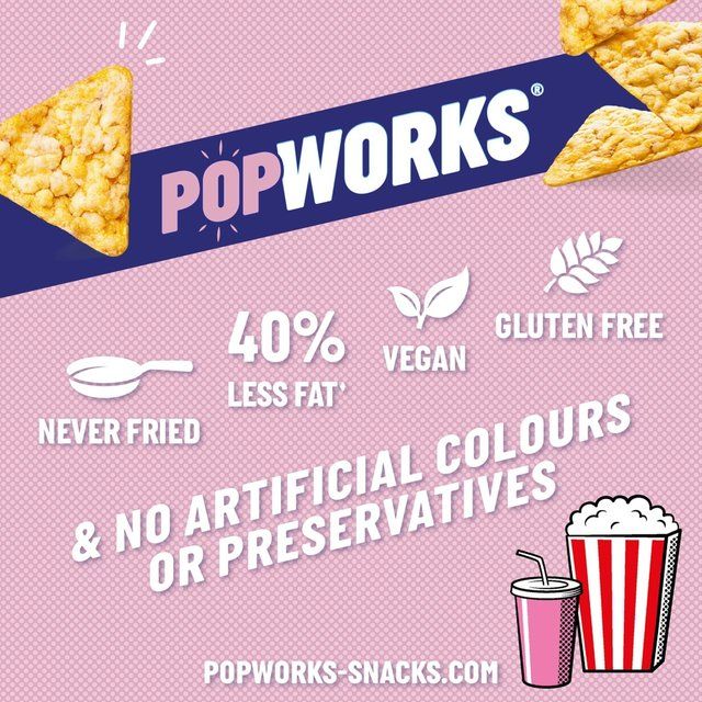 PopWorks Sweet &amp;amp; Salty Popped Crisps Sharing Bag   85g