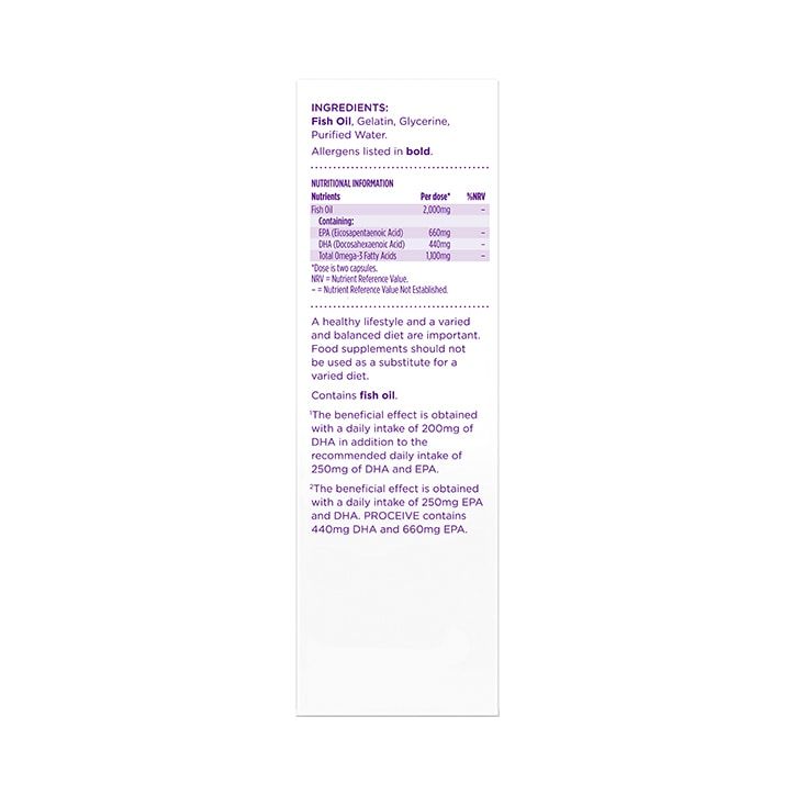PROCEIVE&amp;reg; Conception Omega 3 60 Capsules