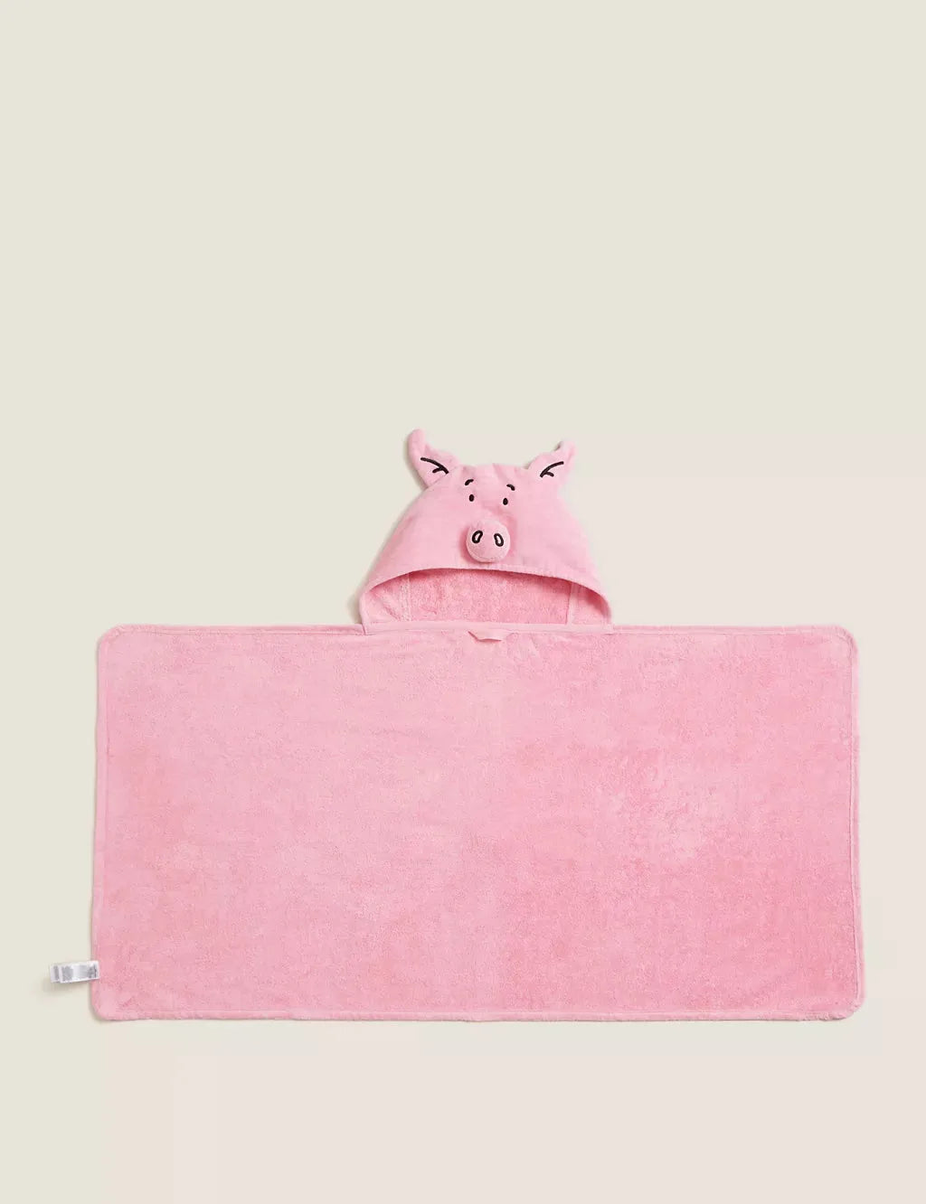 Pure Cotton Percy Pig&amp;trade; Kids Hooded Towel
