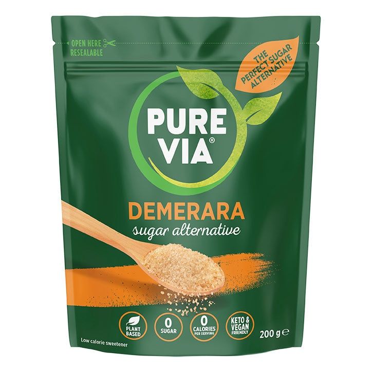 Pure Via Soft Brown Sugar Alternative 300g Demerara Sugar