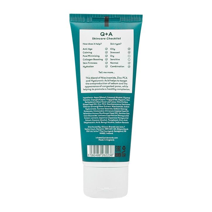 Q+A Zinc PCA Daily Moisturiser 75ml