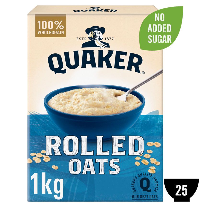 Quaker 100% Wholegrain Rolled Porridge Oats