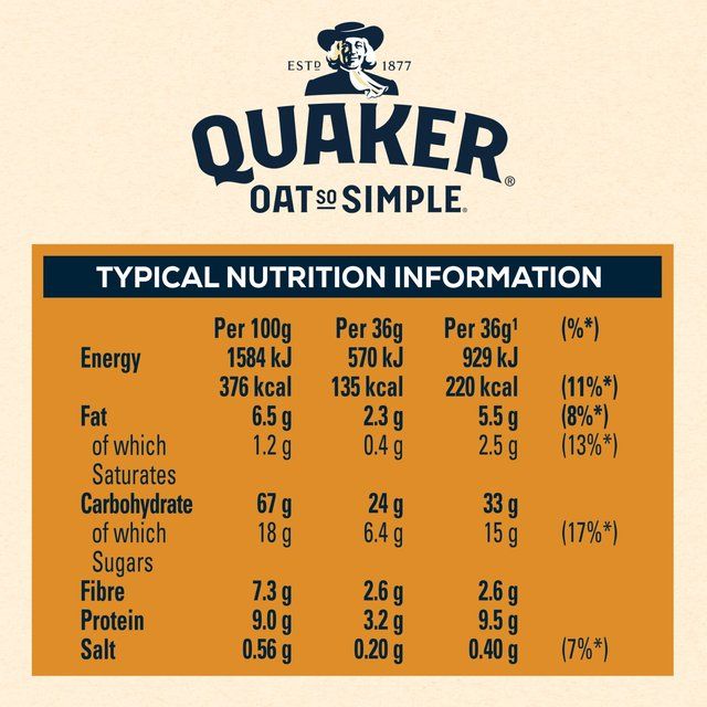 Quaker Oat So Simple Family Pack Golden Syrup Porridge Sachets Cereal   20 per pack