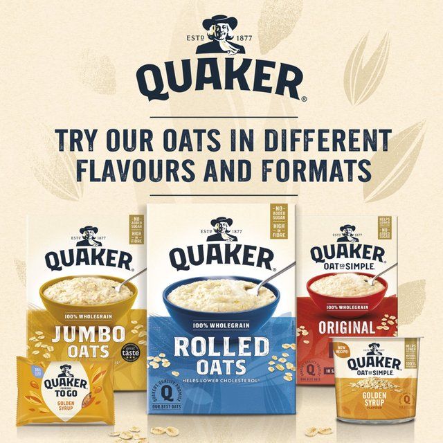 Quaker Rolled Oats Porridge Cereal   1kg