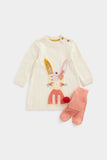 Rabbit Knitted Dress and Tights Set