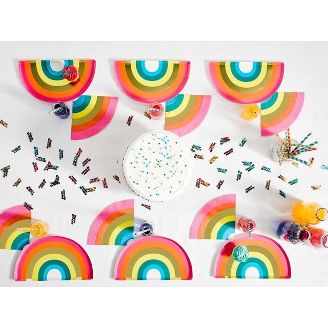 Rainbow Paper Napkins   16 per pack