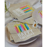 Recyclable Birthday Paper Napkins   20 per pack