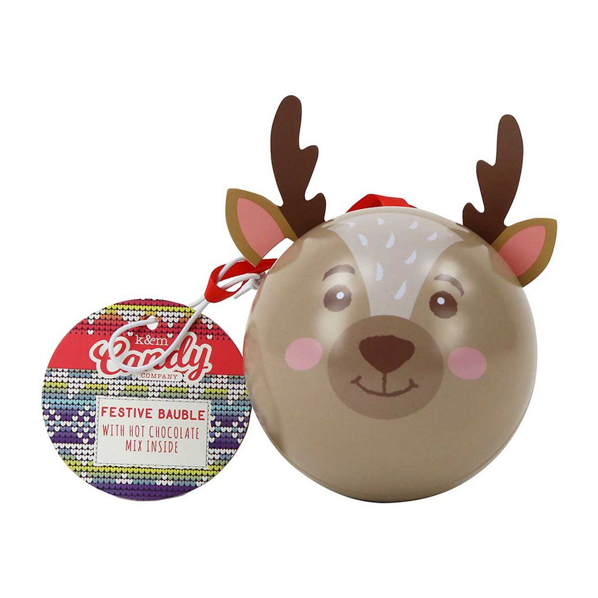 Reindeer Hot Chocolate Bauble