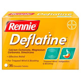 Rennie Deflatine Trapped Wind Relief Tablets   36 per pack