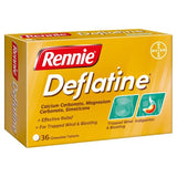 Rennie Deflatine Trapped Wind Relief Tablets   36 per pack
