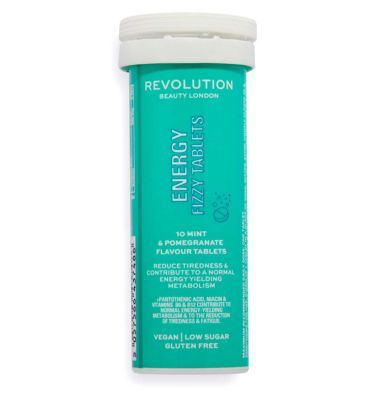 Revolution Beauty Energy Mint &amp;amp; Pomegranate Fizzy Tablets 10s