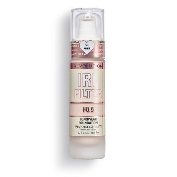 Revolution IRL Filter Longwear Foundation 0.5