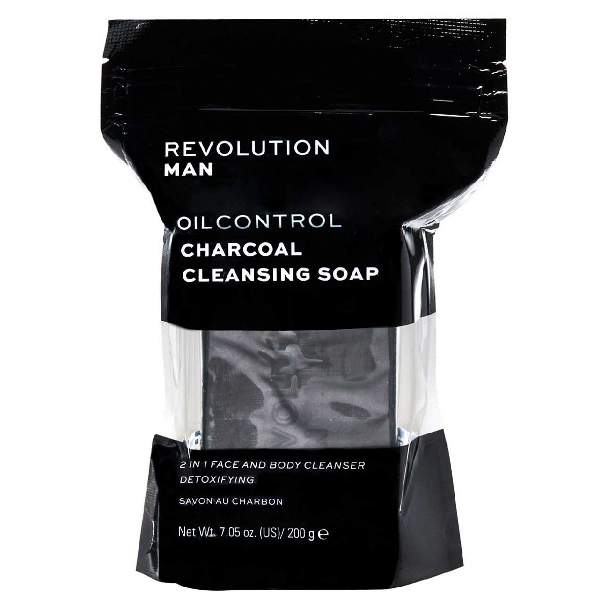 Revolution Man Charcoal Cleansing Soap 200G