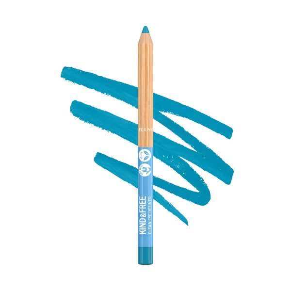 Rimmel Kind &amp;amp; Free Eye Liner 001 Pitch 1.1G Anime Blue 006