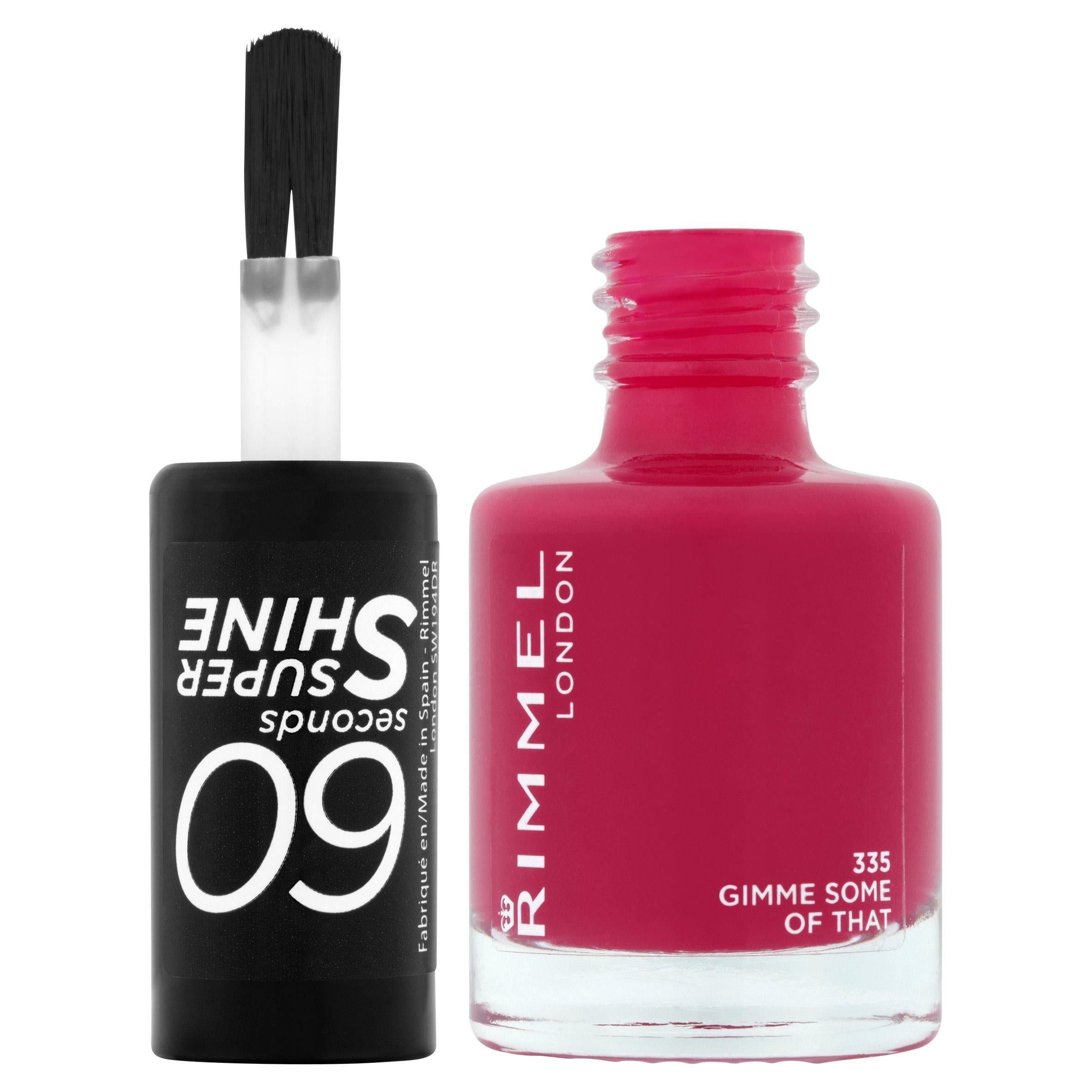 Rimmel London 60 Seconds Super Shine 335 Gimme Some of That Nail Polish 8ml