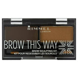 Rimmel London Brow This Way Brow Sculpting Kit 003 Dark Brown