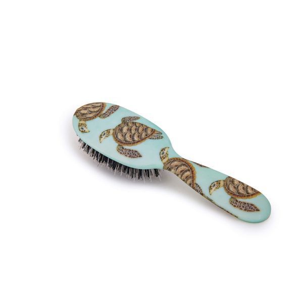 Rock &amp;amp; Ruddle Turtles Small Synthetic Bristle Hairbrush