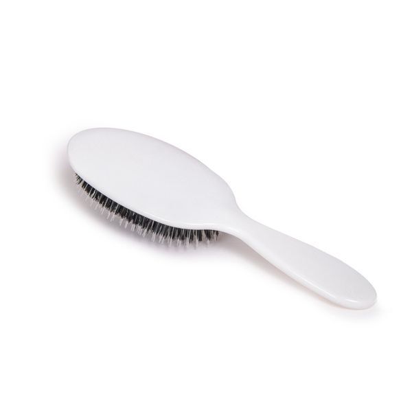 Rock &amp;amp; Ruddle White Shine Small Synthetic Bristle Hairbrush