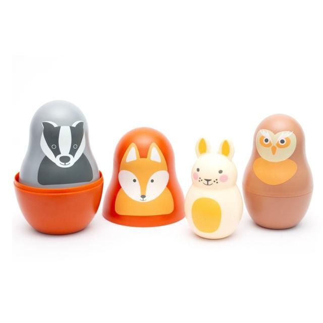 Rosa &amp;amp; Bo Stacking Toys - Woodland Nesting Babies for Babies &amp;amp; Toddlers