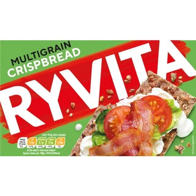 Ryvita Crispbread Multigrain Crackers    250g Default Title