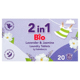 Sainsbury's 2 in 1 Bio Laundry Tablets, Lavender &amp;amp; Jasmine x40 (20 Washes)