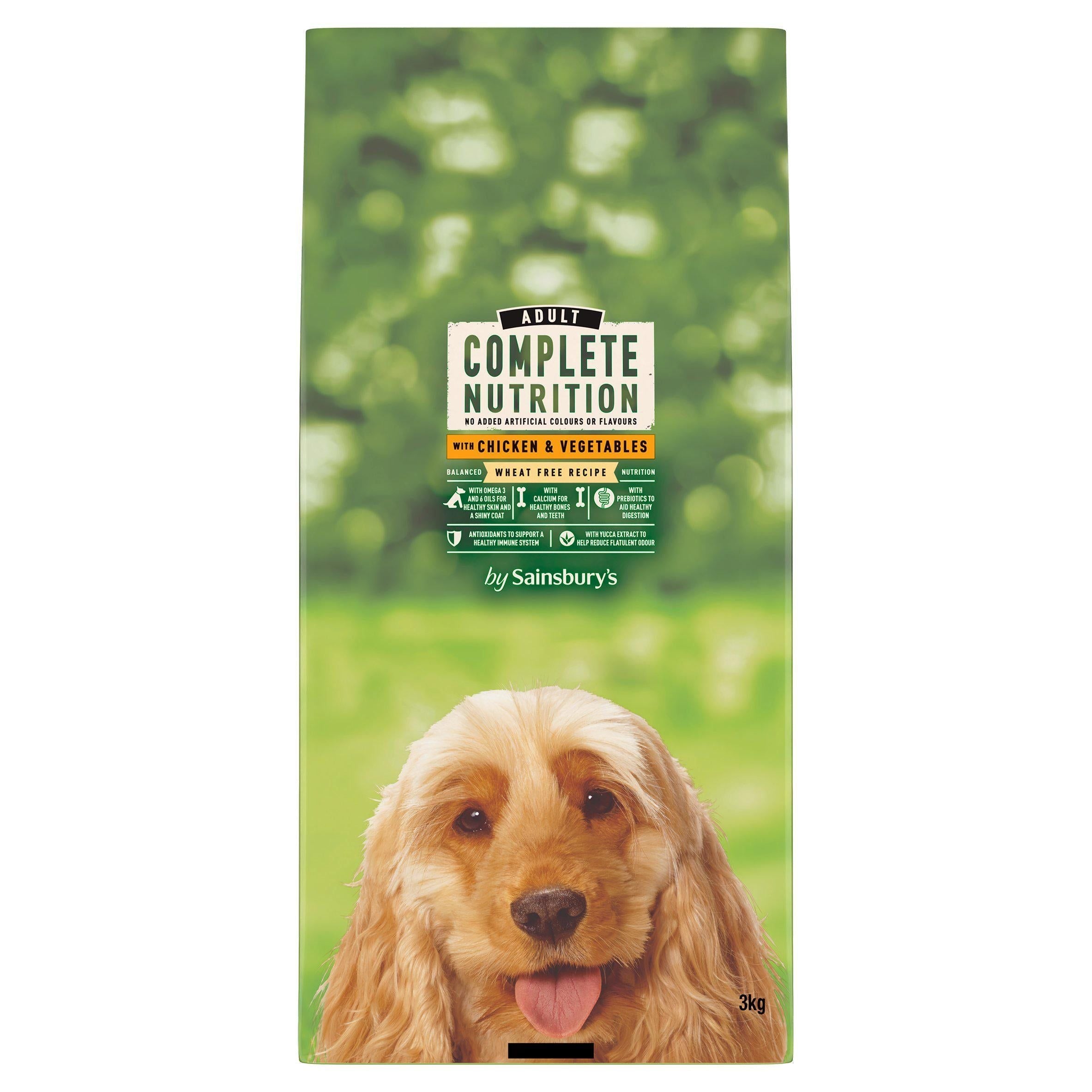 Sainsbury's Adult Complete Nutrition with Chicken &amp;amp; Vegetables 3kg