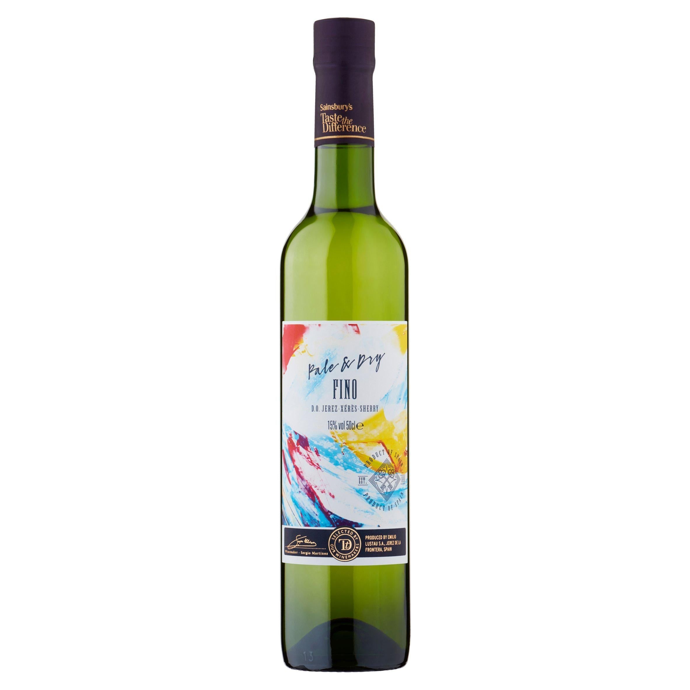 Sainsbury's Dry Fino Sherry, Taste the Difference 50cl