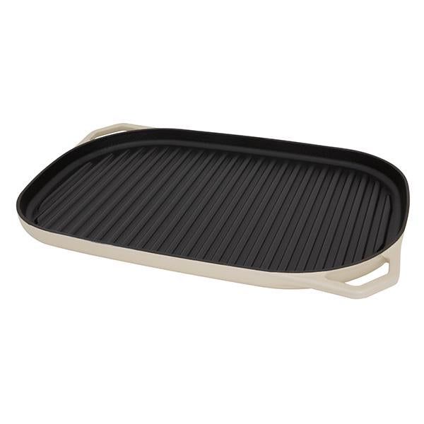 Sainsbury's Home Large Cast Iron Grill Cream