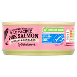 Sainsbury's Wild Pacific Pink Salmon, Skinless &amp;amp; Boneless 105g