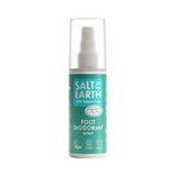 Salt of the Earth Peppermint &amp;amp; Tea Tree Natural Foot Deodorant Spray 100ml