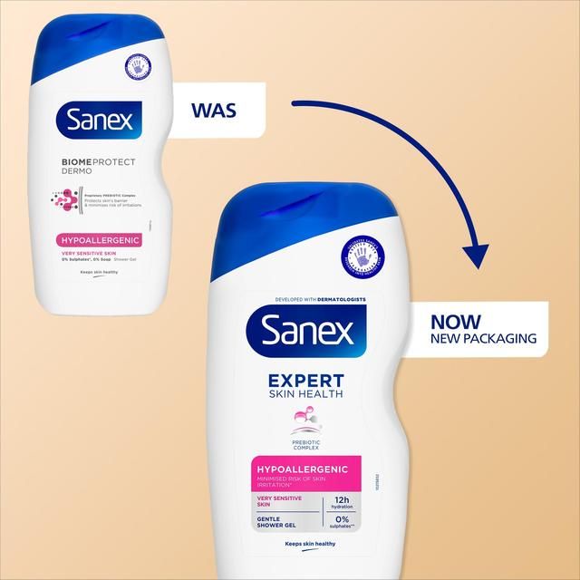 Sanex Biome Protect Hypoallergenic Shower Gel   450ml