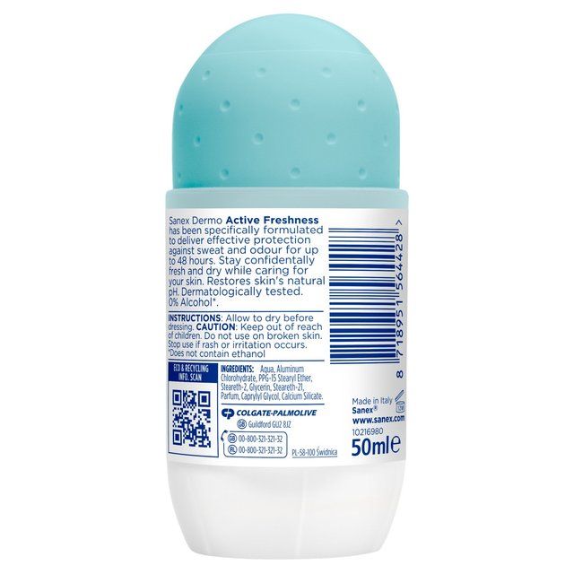 Sanex Dermo Active Freshness Roll On Deodorant   50ml
