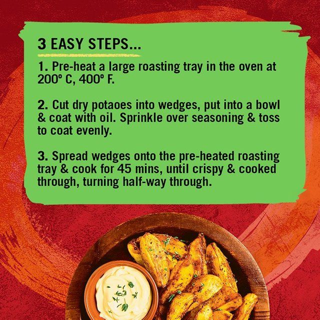 Schwartz Southern Fried Wedges   35g