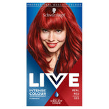 Schwarzkopf Live Intense Colour Permanent Hair Dye Real Red 035