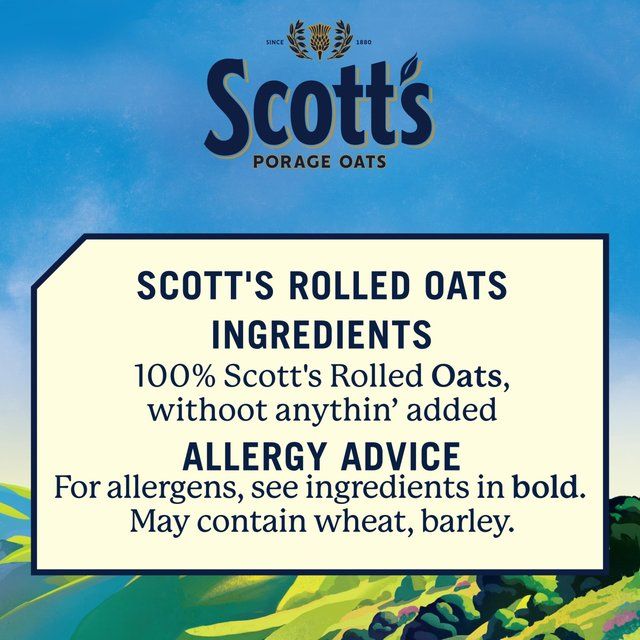 Scott's Porage Original Porridge Cereal Oats   1kg